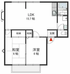ハイツまい【2階】の間取り