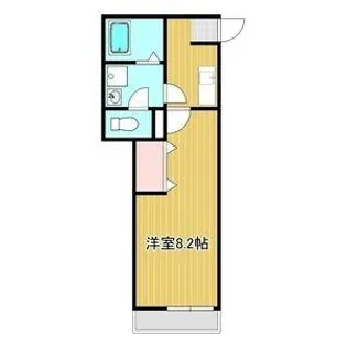 クレフラスト守山西【1階】の間取り