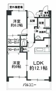 マルーン平野【4階】の間取り