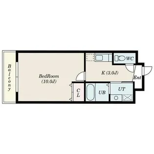 YOSHIX代官町【705号室】の間取り