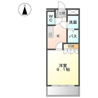 コーラル ガーデン【203号室】の間取り