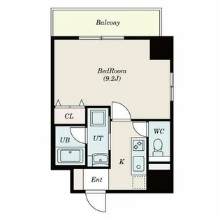 CITY SPIRE 名駅前【2階】の間取り