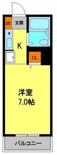 メゾン鼓ヶ滝【503号室】の間取り