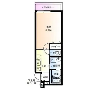 フジパレス西宮北口Ⅱ番館【2階】の間取り