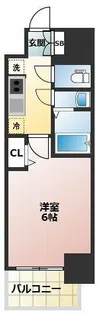 メイクスアート大曽根【7階】の間取り