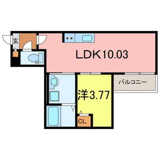 Jack nodaⅠ【1階】の間取り