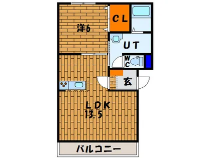 ユリシス【103号室】の間取り