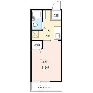 ロワール(中央)【2階】の間取り