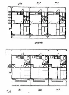 ヘスティアA【102号室】の間取り