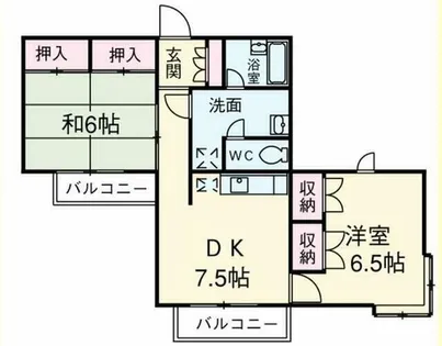 アートヴィラ【4階】の間取り