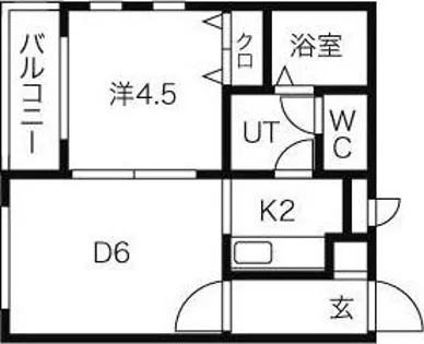 アレックス文京台【1階】の間取り