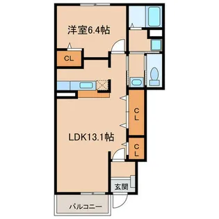 ネオ カーサ【1階】の間取り