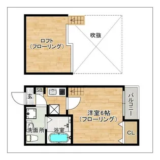 DREAM STAGE N2【203号室】の間取り