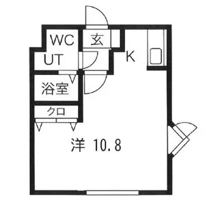 グランメール南郷14【4階】の間取り