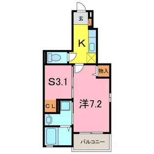 ドリームふしみ【1階】の間取り