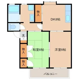 兵庫県尼崎市椎堂1丁目【アパート】の間取り