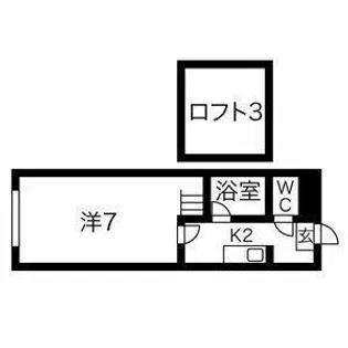 OMレジデンス山鼻【2階】の間取り
