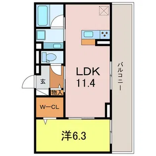 D-avance今本町B【2階】の間取り
