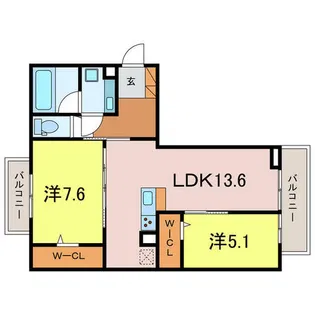 D-avance今本町B【3階】の間取り