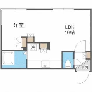 メゾンドール【4階】の間取り