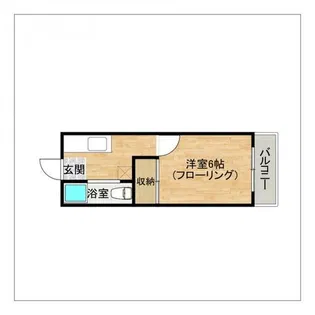 福井コーポ【302号室】の間取り