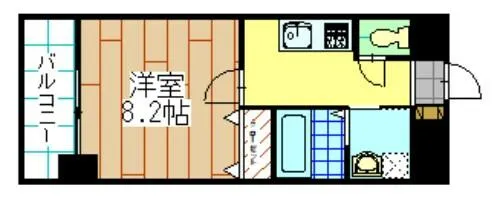 福岡県北九州市八幡西区黒崎5丁目【マンション】の間取り