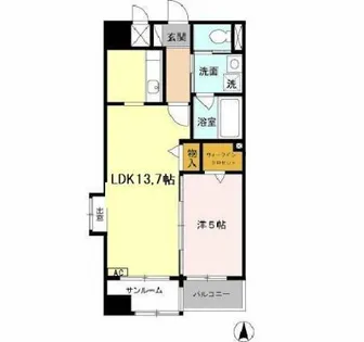 あいさきがけ【11階】の間取り