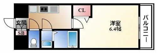 プレサンス新栄アーバンフロー【2階】の間取り