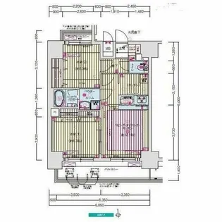 プレサンスTHE新栄【5階】の間取り