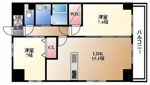 Live Flat上前津【5階】の間取り