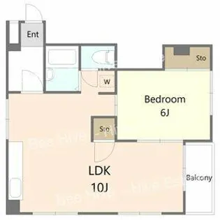 シーズンコートKODEKI【4階】の間取り