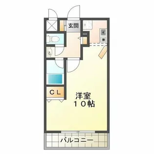 モンサンルージュ【3階】の間取り