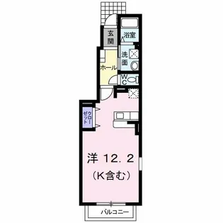 サンリット・バーミィ【1階】の間取り