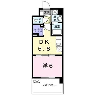 ラ・アヴェニール【4階】の間取り