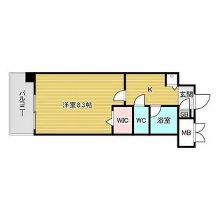 レーヴコート【4階】の間取り