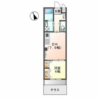 CIEL・BLEU-A【1階】の間取り