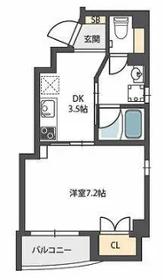 グランドールハタダビルディングⅡ【6階】の間取り