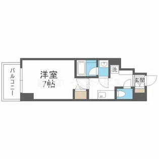 リヴェント森ノ宮【8階】の間取り