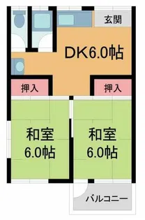 OHJIハイツ【2階】の間取り