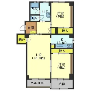 ST富岡【202号室】の間取り