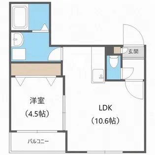Leia札幌【4階】の間取り
