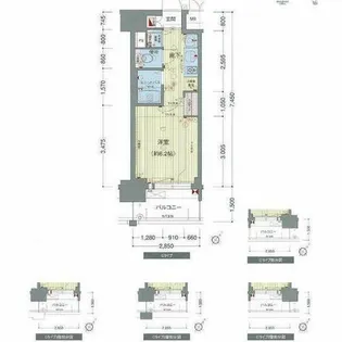 プレサンス名古屋STATIONビジュ【3階】の間取り