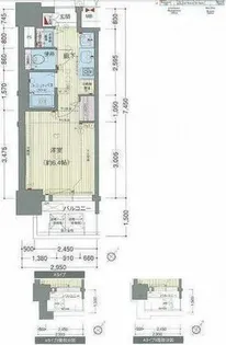 プレサンス名古屋STATIONビジュ【9階】の間取り