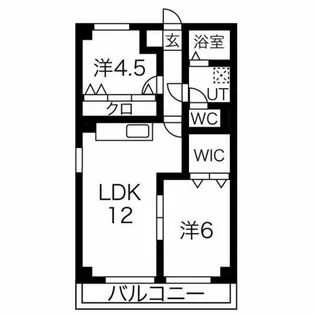 西脇ビル【602号室】の間取り