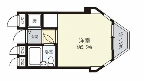 エトワールヴィル-R中小阪【3階】の間取り