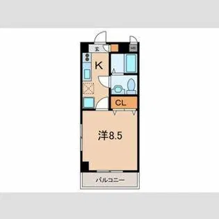 サンシャ3【401号室】の間取り