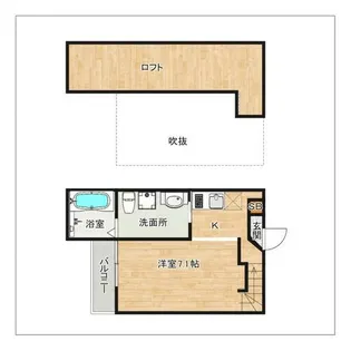 Cornet産大前【101号室】の間取り