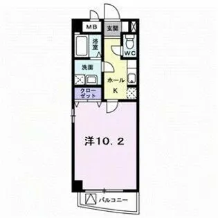 フィルストン白壁【3階】の間取り
