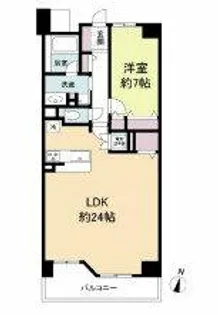 グレンパーク梅田北【13階】の間取り