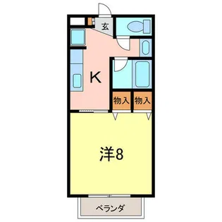 Surplus One サカイ【1階】の間取り